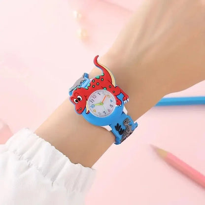 Kids 3D Dinosaur Silicone Quartz Watch