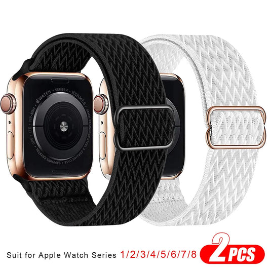 Strap Nylon Loop Wristband Bracelet For Apple Watch Iwatch