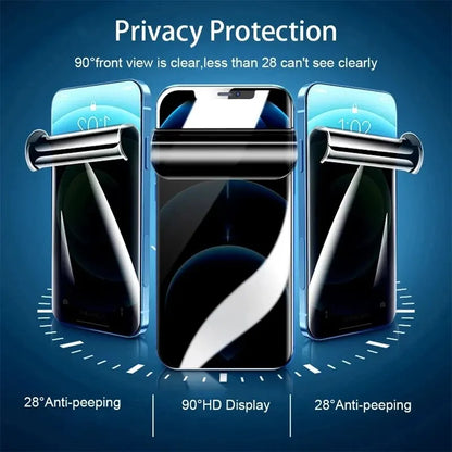 Privacy Anti Peep Hydrogel Protective Film For iPhone 11 12 13 14 15