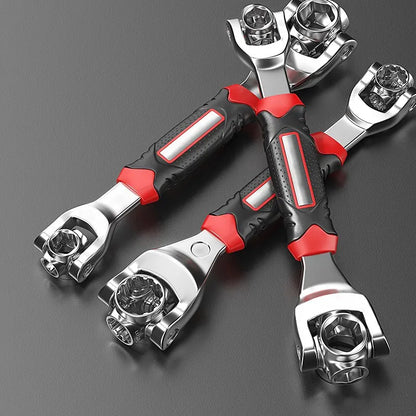 52 in 1 Tools Socket Works Universal Ratchet Wrench