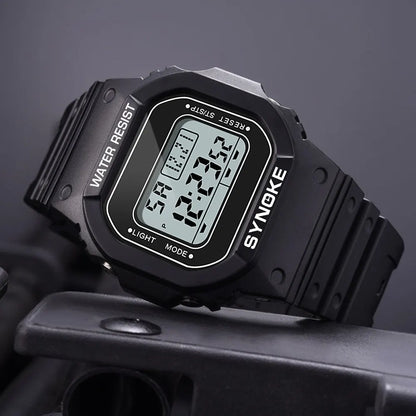 SYNOKE Outdoor Military Mens Digital Watch Waterproof