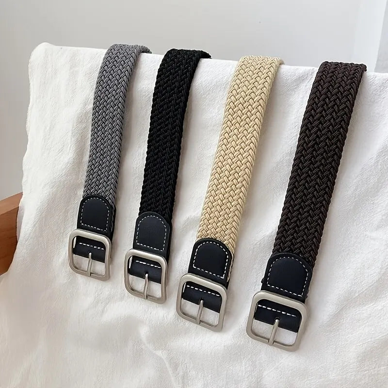 Womens Belt Woven Elastic Outdoor Sports Unisex Belt