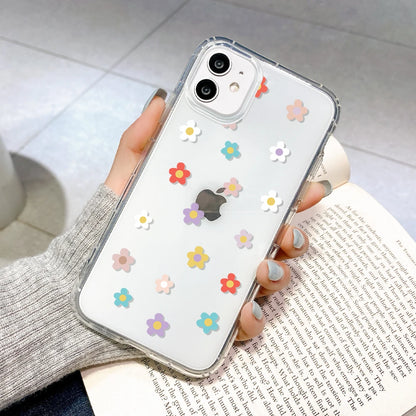 Love Heart Clear Phone Case For iPhone 16 15 14 Pro Max Shockproof