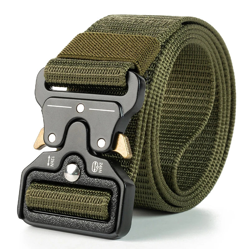 Mens Tactical Belt Quick Release Outdoor Military Belt Soft Nylon