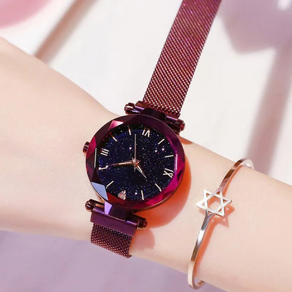 Womens Fashion Starry Sky Watch