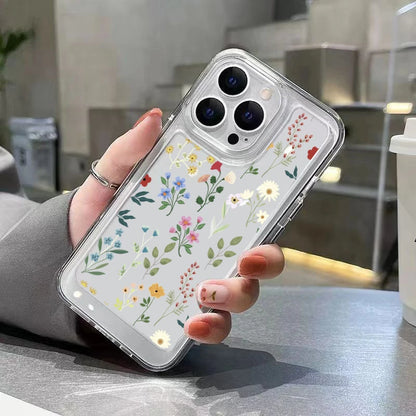 Flower Love Soft Silicone Phone Case For iPhone 15 14 13 12 Pro Max