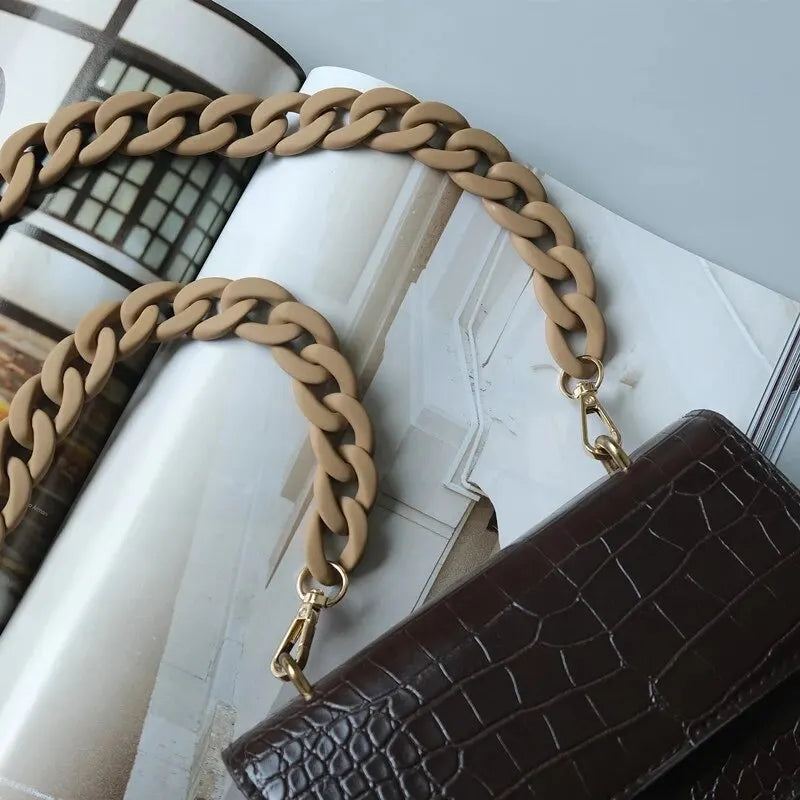 40cm Women Bag Strap Replacement Long Panel Wide Bag Chain