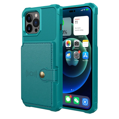 Magnetic Wallet Leather Phone Case for iPhone 16 15 14 13 12 Pro Max