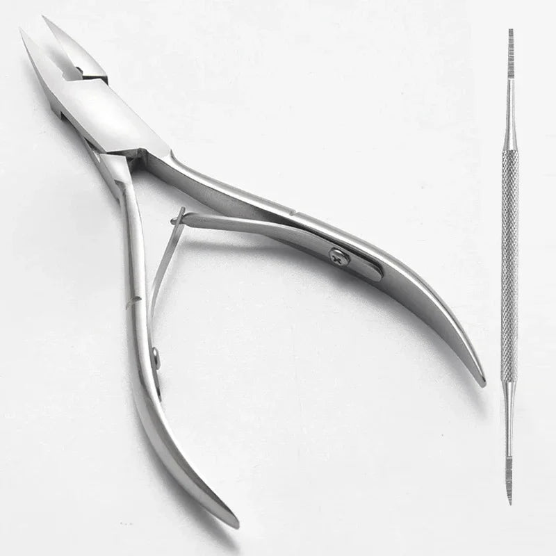 Toenail Ingrown Cuticle Nipper Clipper Edge Cutter Scissor Nail Pliers Tool