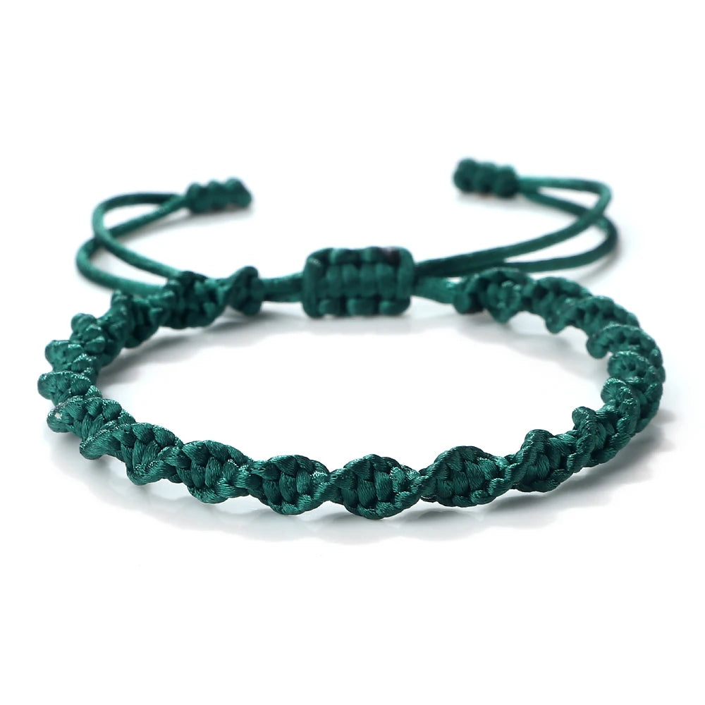 Multicolor Rope Lucky knots Womens Mens Bracelet