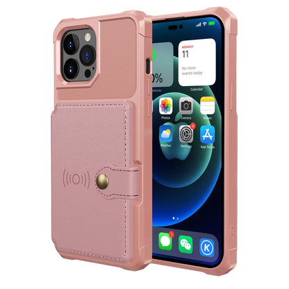 Magnetic Wallet Leather Phone Case for iPhone 16 15 14 13 12 Pro Max