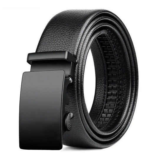 High Quality Faux Leather Lychee Pattern Trouser Belt