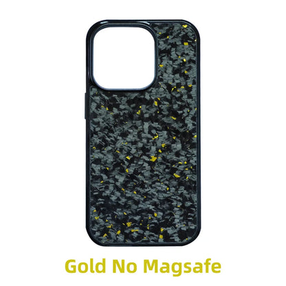 Gloss Carbon Forged Carbon Fiber TPU Phone Case for iPhone 15 14 13 12