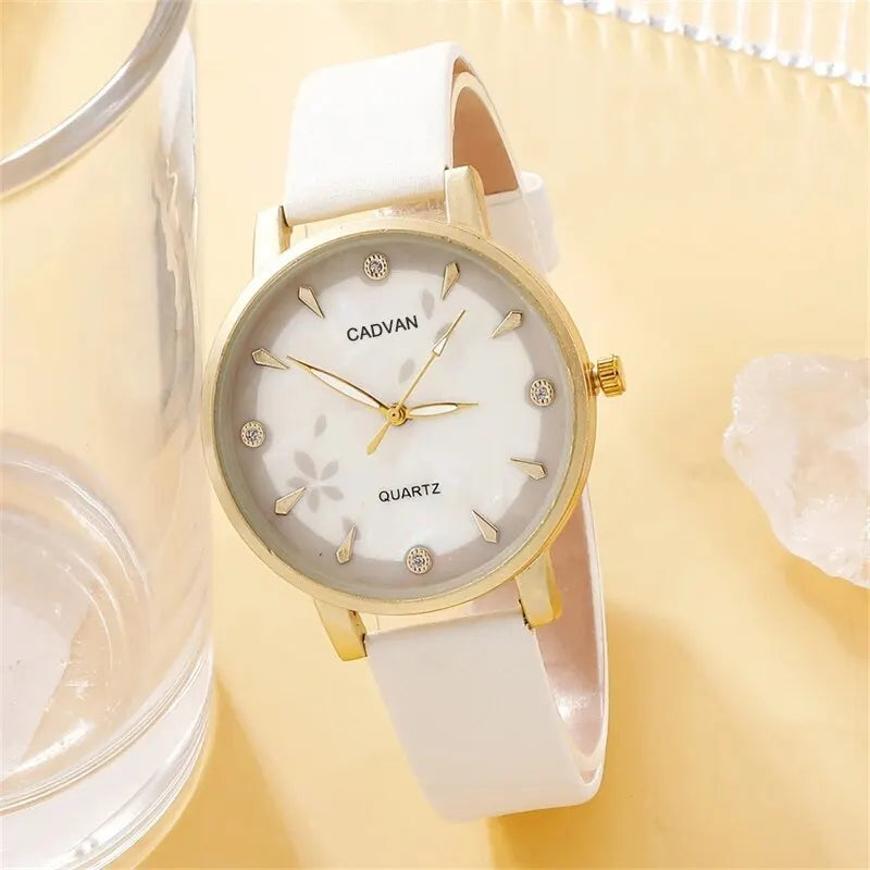 Women Bracelet Quartz Watch Set