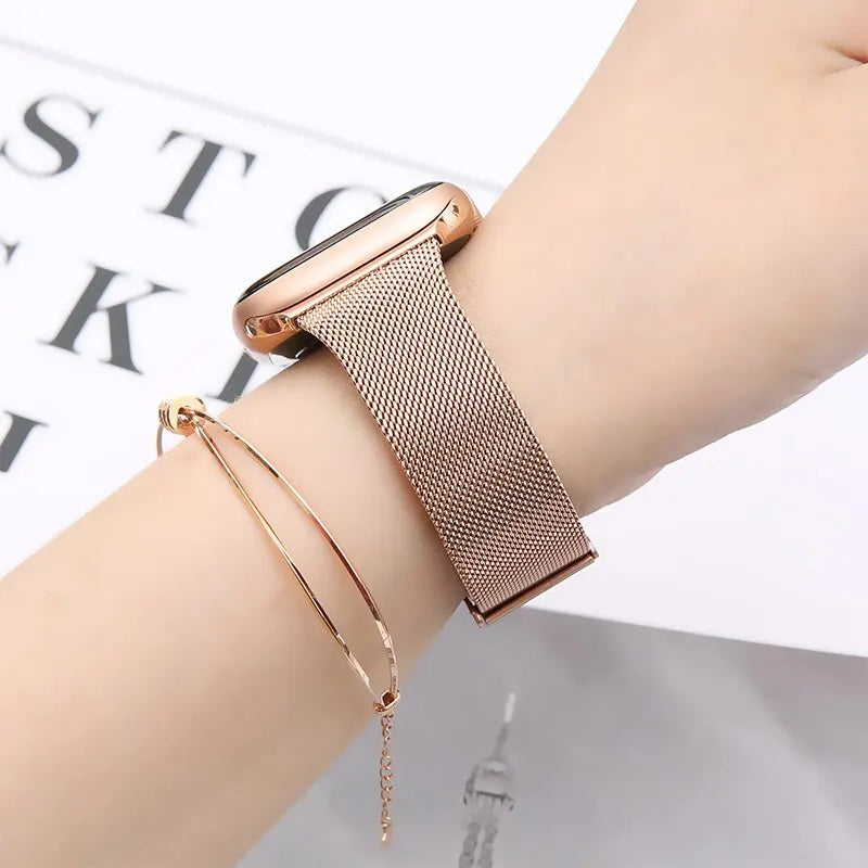 Stainless Steel Correa Bracelet Strap For Apple Watch IWatch