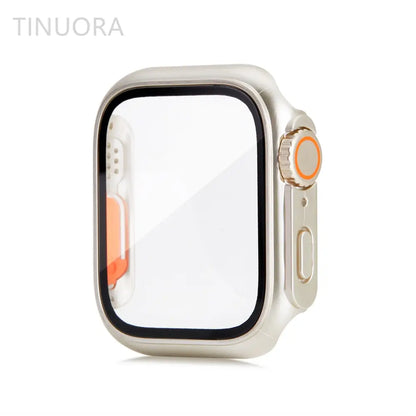 Glass and Case for Apple Watch Screen Protector Cover Bumper