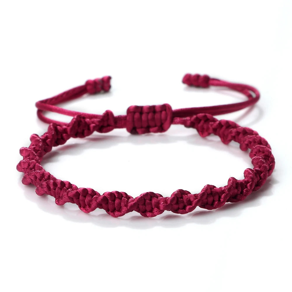 Multicolor Rope Lucky knots Womens Mens Bracelet