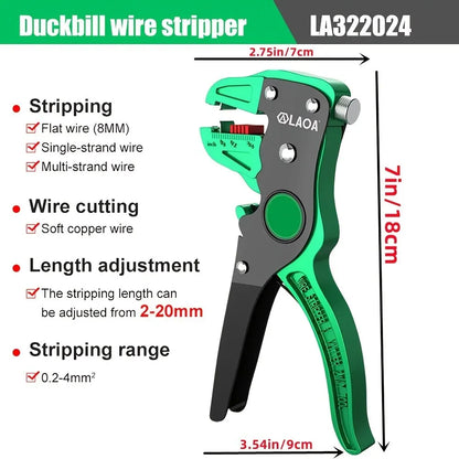 LAOA Automatic Wire Stripper Flatwire Cutter Stripping Plier