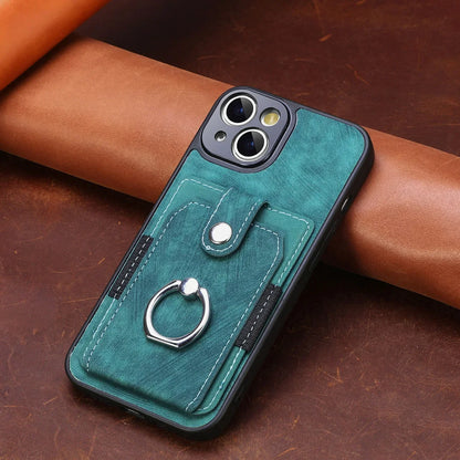 Wallet Card Slot Leather Phone Case For iPhone 16 15 14 13 Pro Max