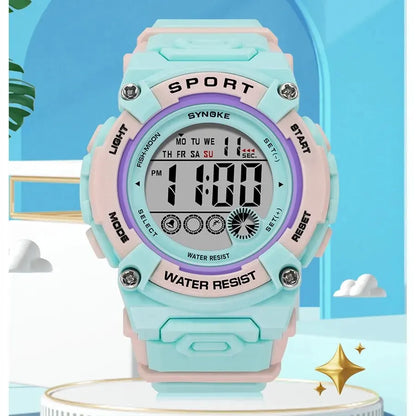 Student Digital Watch Waterproof Sports Children Kids Watch