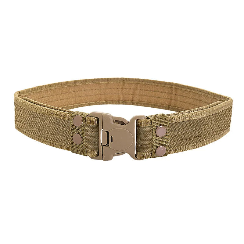 Outdoor Durable Camouflage Tactical Belt For Hunting Climbing Camping