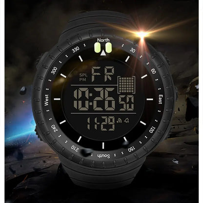 SYNOKE Mens Digital Watch Sports Multifunctional Waterproof