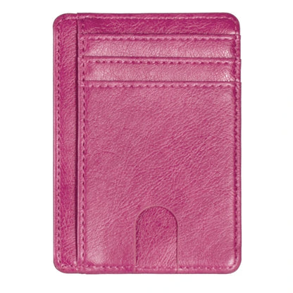 RFID Blocking Wallet Super Thin Mens Leather Card Holder