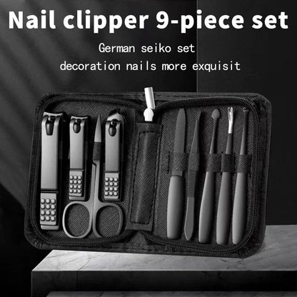 Nail Clippers 9pcs Set High Grade