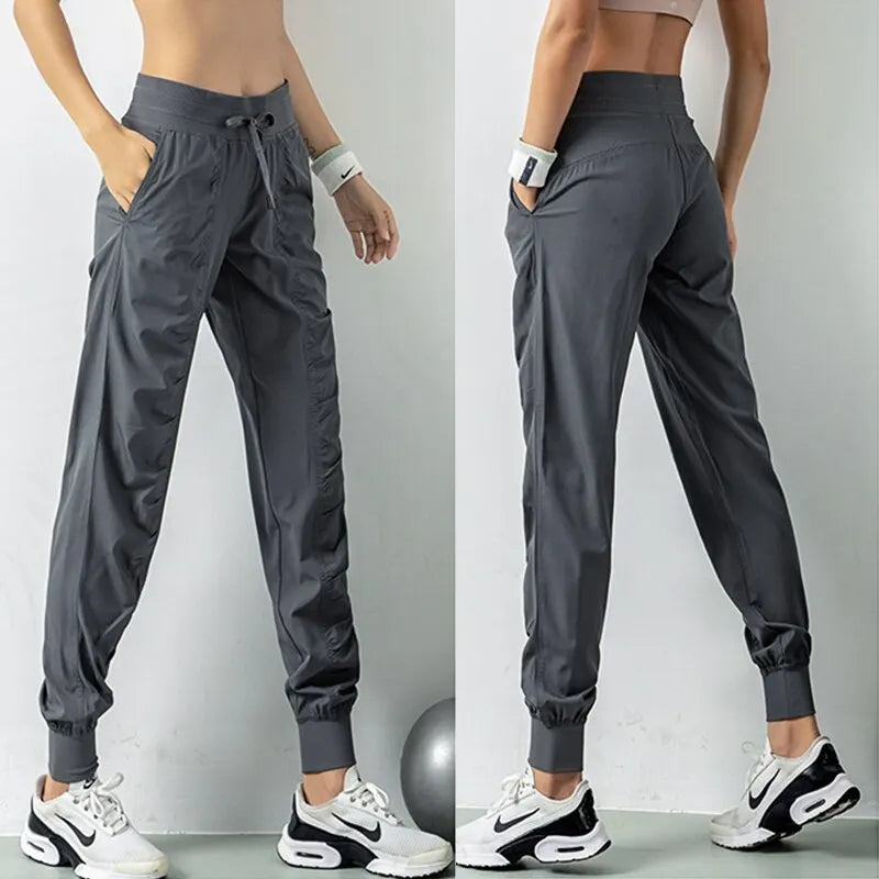 Running Sport Joggers Womens Quick Dry Athletic Gym Fitness Sweatpants