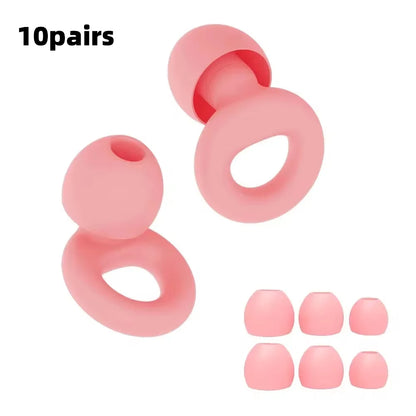 Quiet Ear Plugs for Noise Reduction Super Soft Reusable for Sleep Swim Work