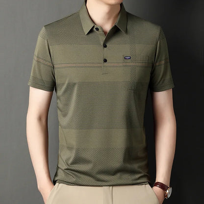 Mens Polo Shirts for Men Casual Short Sleeve Slim Fashion Shirts