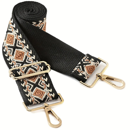 Ethnic Style Purse Strap Replaceable Handbag Crossbody Bag Strap