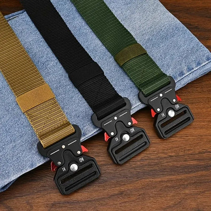 Mens Belt Outdoor Multi Function Belt High Quality Canvas