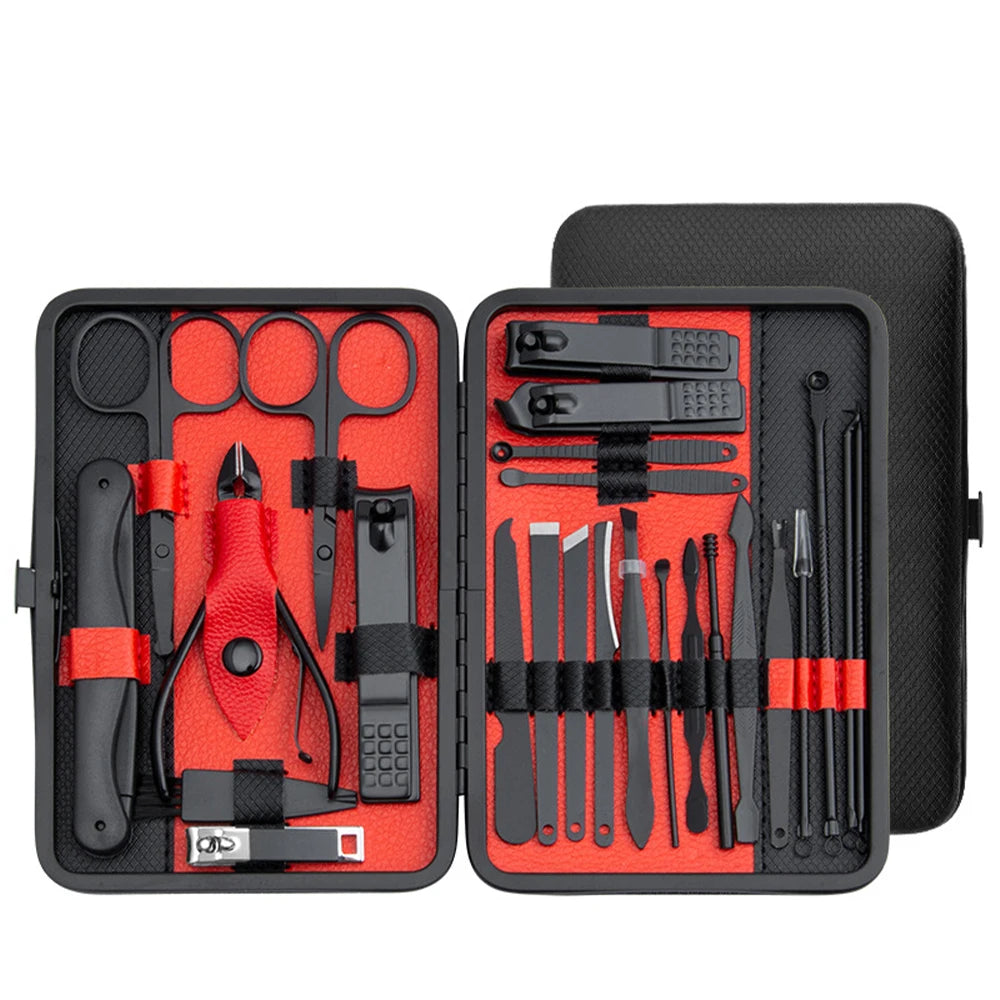 Manicure Set Professional Stainless Steel Pedicure Sets Nail Clipper