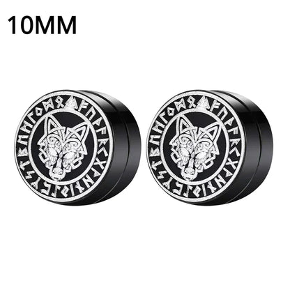1Pairs Crystal Strong Magnetic Ear Stud Clip Earrings for Men and Women