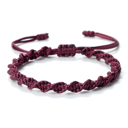 Multicolor Rope Lucky knots Womens Mens Bracelet