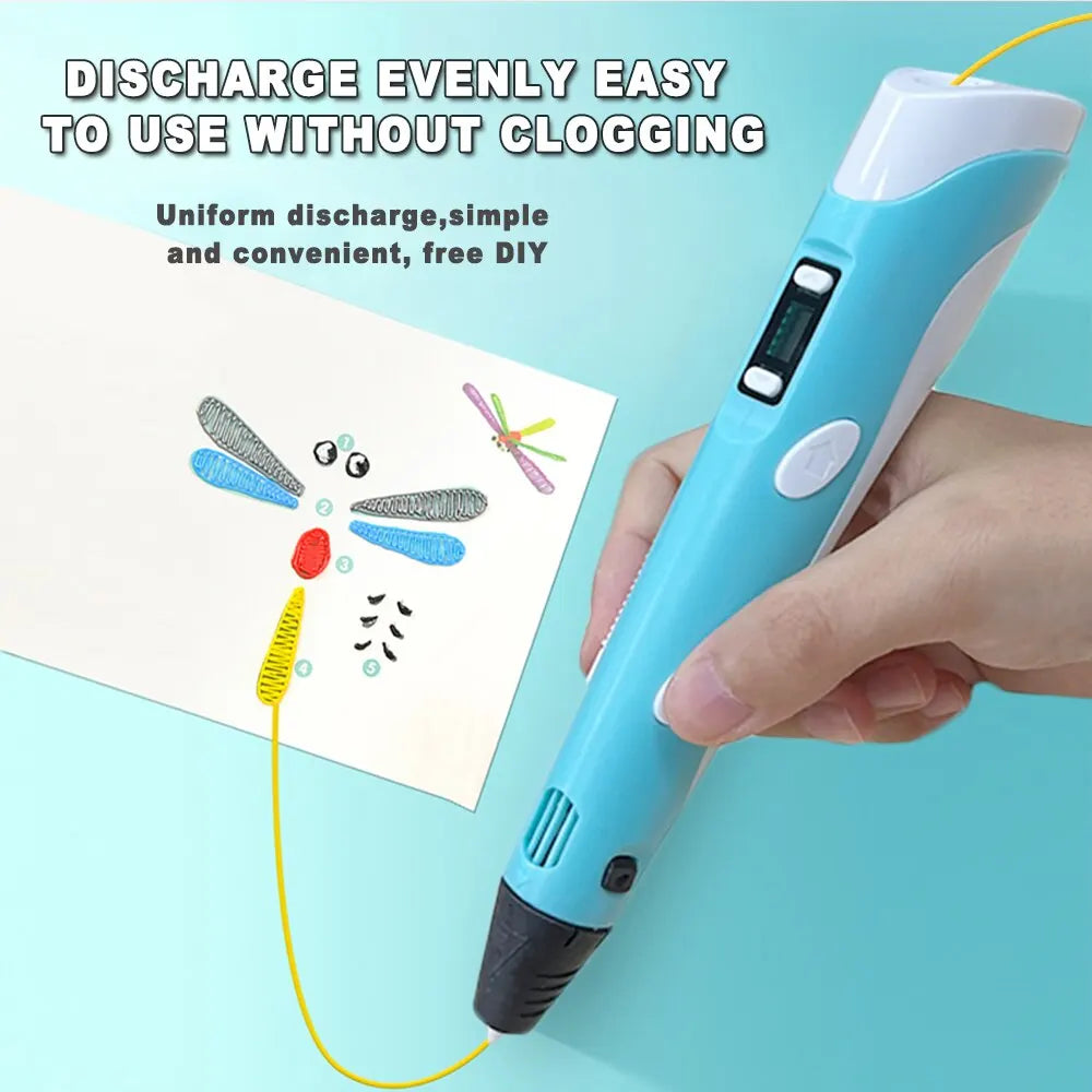 3D Printing Pen DIY Three dimensional Painting Children Toys Fun Camouflage