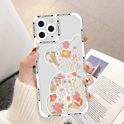 Daisy Flowers Phone Case For iPhone 16 15 14 Pro Max