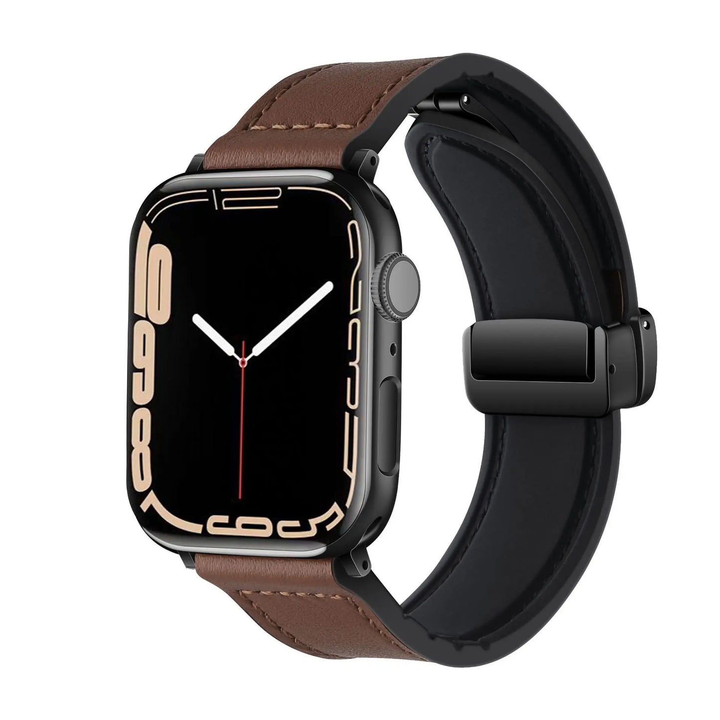 Strap for Apple watch band 45mm 44mm 40mm 42 41mm 49mm Leather