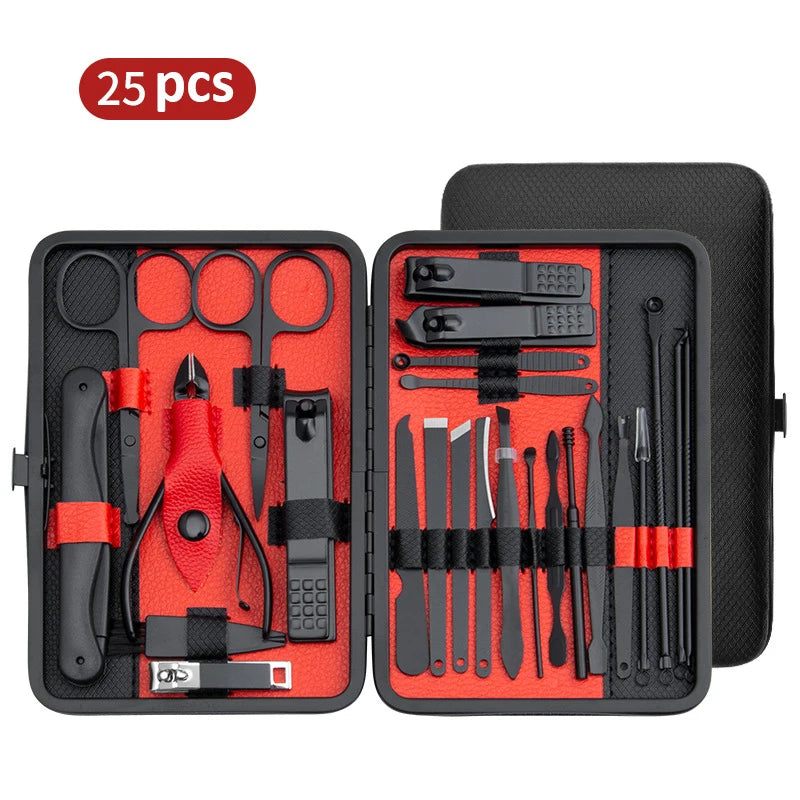Manicure Set Professional Stainless Steel Pedicure Sets Nail Clipper