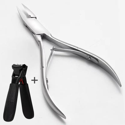 Toenail Ingrown Cuticle Nipper Clipper Edge Cutter Scissor Nail Pliers Tool