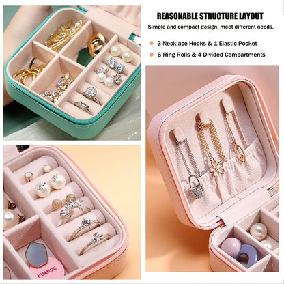 Mini Jewelry Storage Box Portable Storage Case