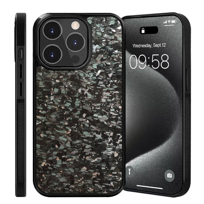 Forged Carbon Fiber Armor Wireless Charge Case for iPhone 15 14 13