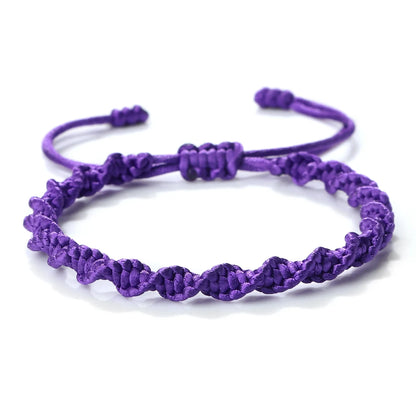 Multicolor Rope Lucky knots Womens Mens Bracelet