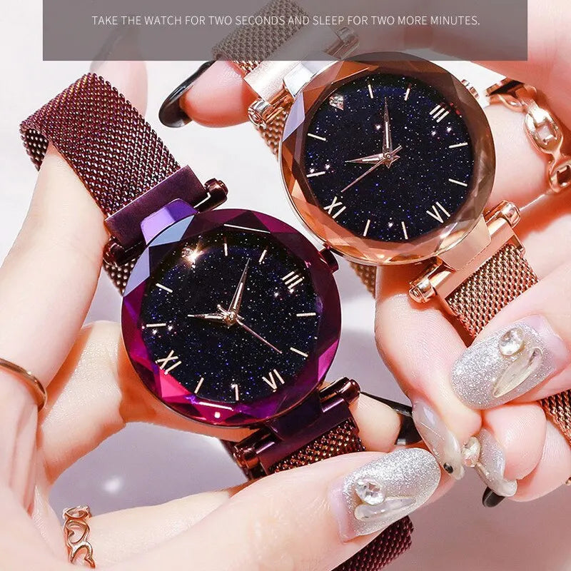 Womens Fashion Starry Sky Watch