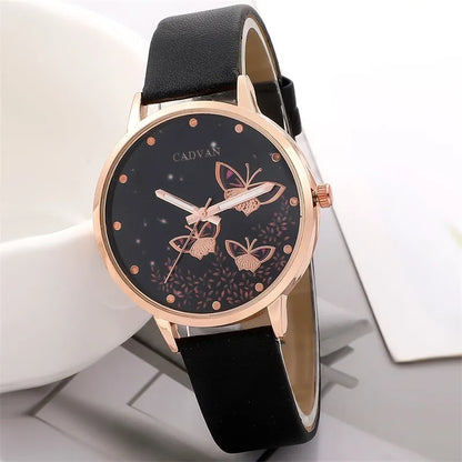 6pcs Set Womens Watches Butterfly Bracelet