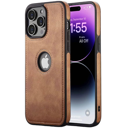 Ultra Thin Slim Leather Phone Case For iPhone 15 14 13 12 11 Pro Max