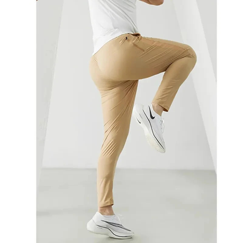 Running Pants Mens Sportswear Elastic Jogging Sweatpants Quick Dry