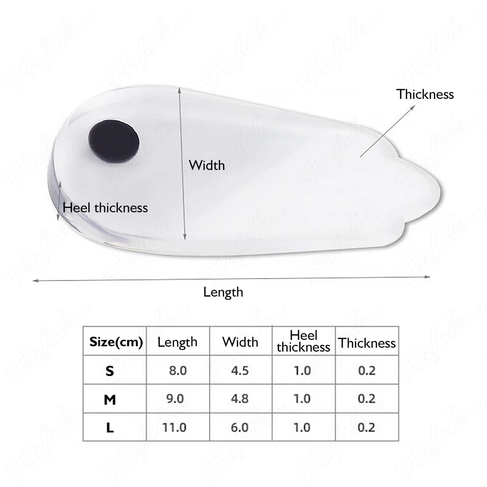 Magnets Silicon Orthopedic Insoles Legs Knee Varus Correction Heel Pads