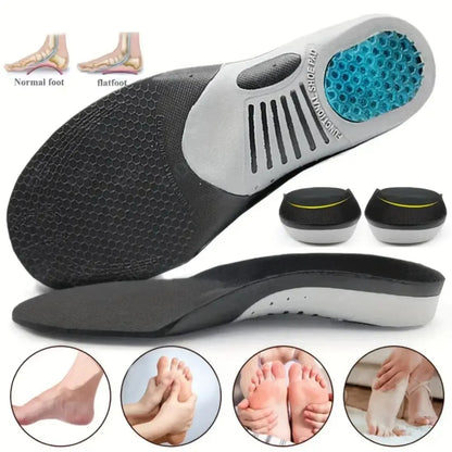 1Pair Orthopedic Insoles Orthotics Arch Support Pad